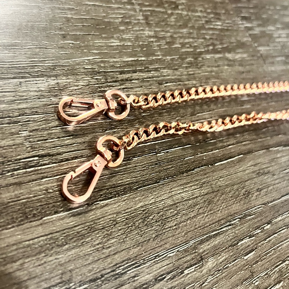 Gold strap
